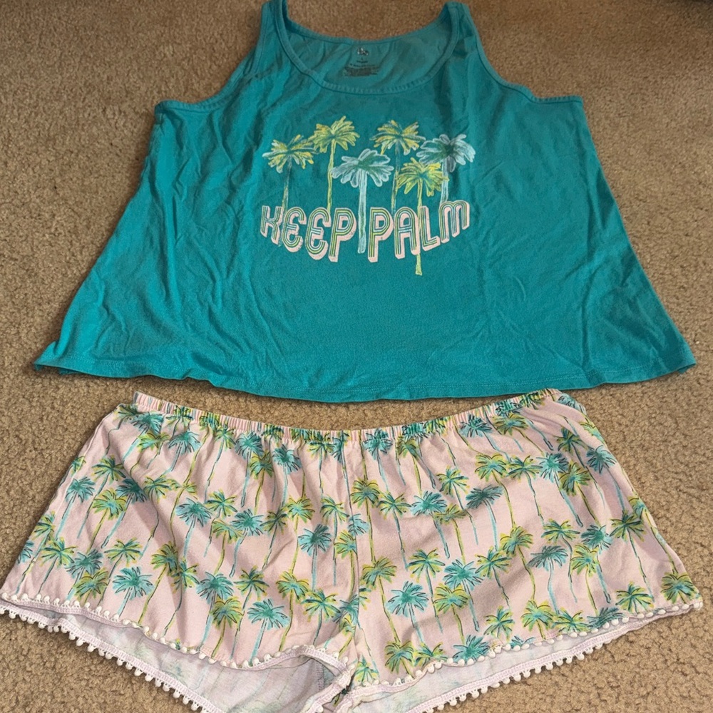 2 Piece Pajama Set - Size Large
